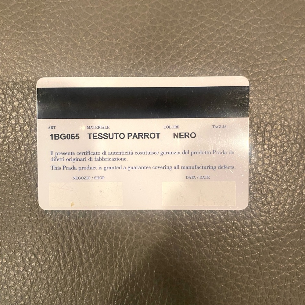 Prada Saffiano-Trimmed Parrot Tote - Picture 8 of 8